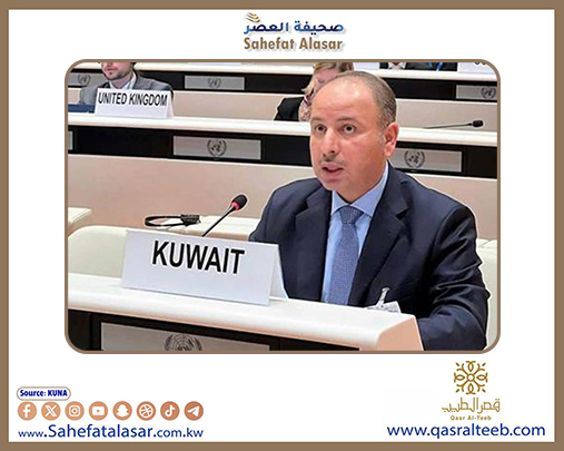 مندوب دولة الكويت في جنيف يجدد التأكيد على التزام البلاد بالمواثيق الدولية ودعم القضايا الإنسانية..