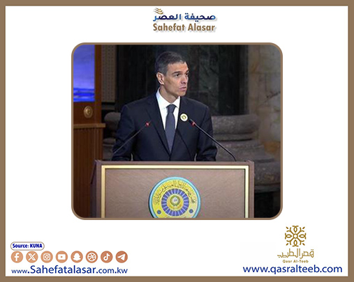 رئيس وزراء إسبانيا يؤكد ضرورة إيجاد حلول للأزمة الفلسطينية..