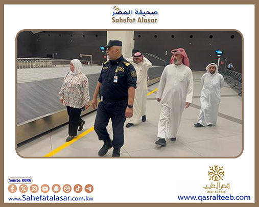 المدير العام للجمارك تتفقد (جمارك المطار) و(الشحن الجوي) وتشيد بي الجهود منتسبإدارة..