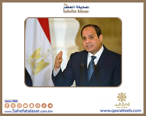 الرئيس المصري يؤكد لنظيره الإيراني رفض القاهرة الهجوم الصاروخي على قطر..
