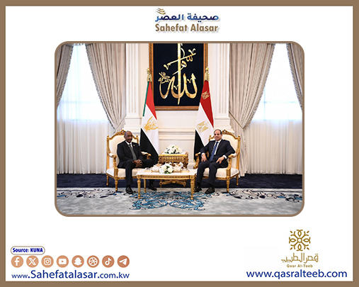 الرئيس المصري يؤكد دعم بلاده لأمن ووحدة السودان وسيادة اراضيه..
