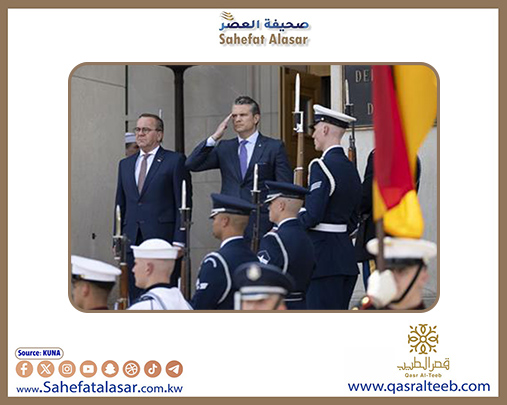 وزير الدفاع الأمريكي يبحث مع نظيره الألماني قضايا أمنية تشمل ال(ناتو) ودعم أوكرانيا..