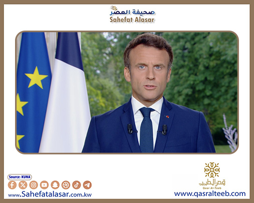 الرئيس الفرنسي يدعو الى تحرك دولي عاجل لوقف الكارثة الإنسانية في غزة ..