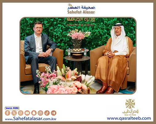 وزير الطاقة السعودي يبحث مع نائب رئيس الوزراء الروسي فرص تعزيز التبادل التجاري..