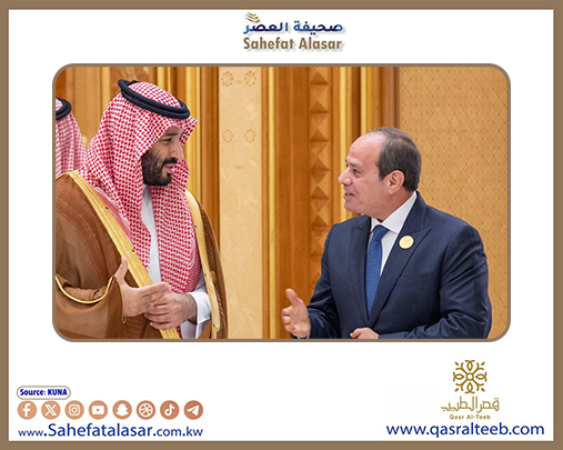 الرئيس المصري سيجري مباحثات مع ولي العهد السعودي لدعم الشراكة الاستراتيجية..