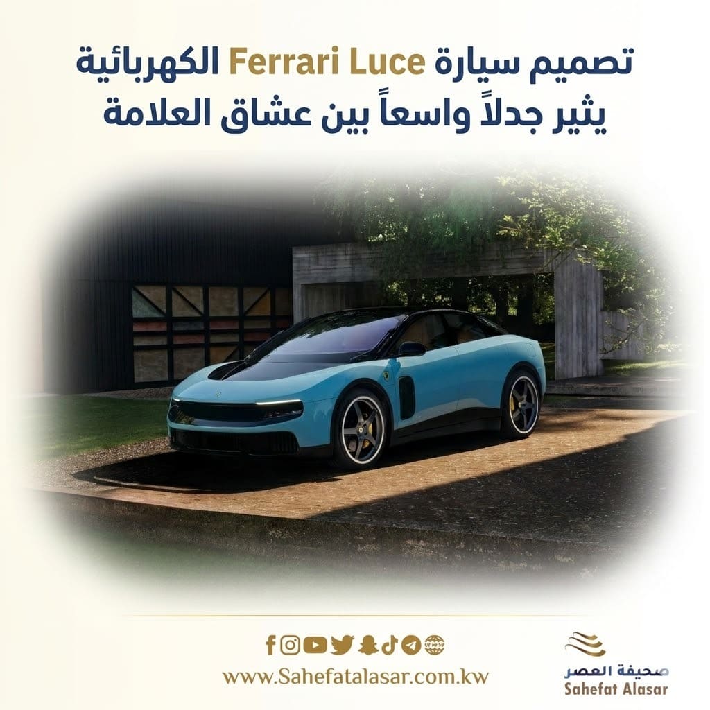 The design of the Ferrari Luce electric car is sparking widespread debate among fans of the brand..