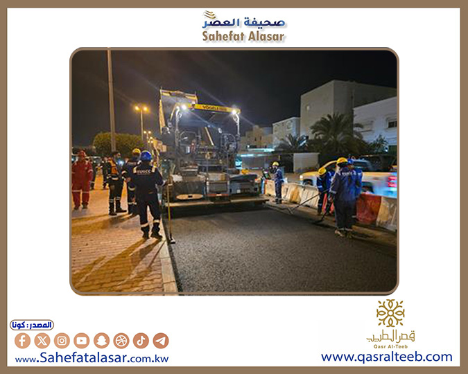 وزير الأشغال: بدء الصيانة الجذرية في منطقة (جابر العلي) ضمن العقود الجديدة..